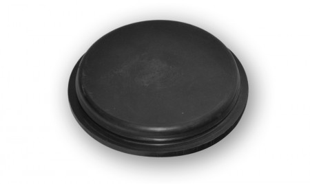 Rubber inspection caps in natural rubber